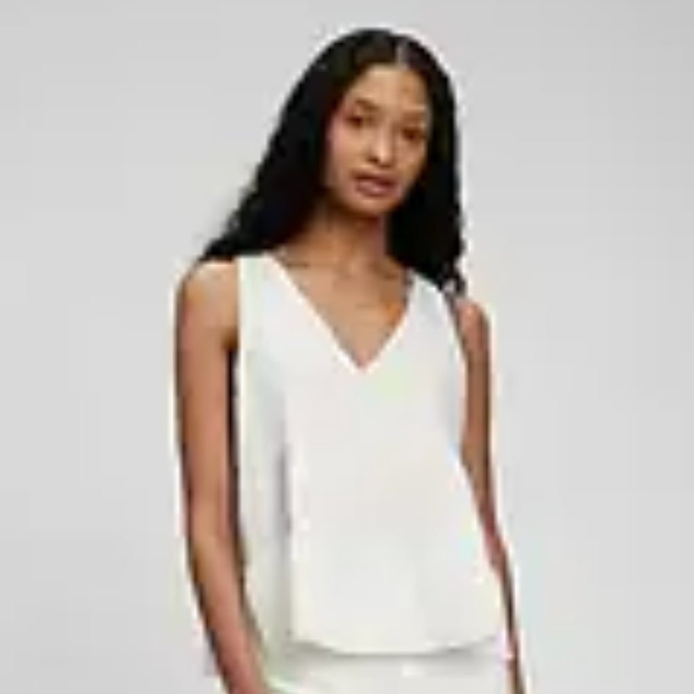 Crinkle Gauze Tiered Tank Top